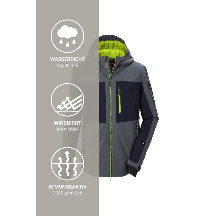 KILLTEC KILLTEC Funktionsjacke mit Kapuze Skijacke Herren - Grau0647 - 4 | SportScheck