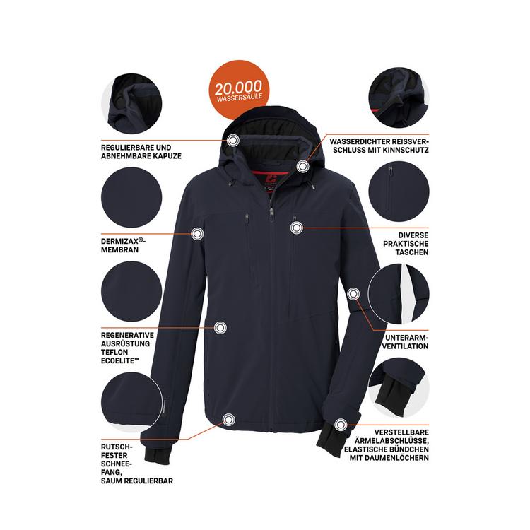 KILLTEC KILLTEC Skijacke Herren - Blau3044 - 3 | SportScheck