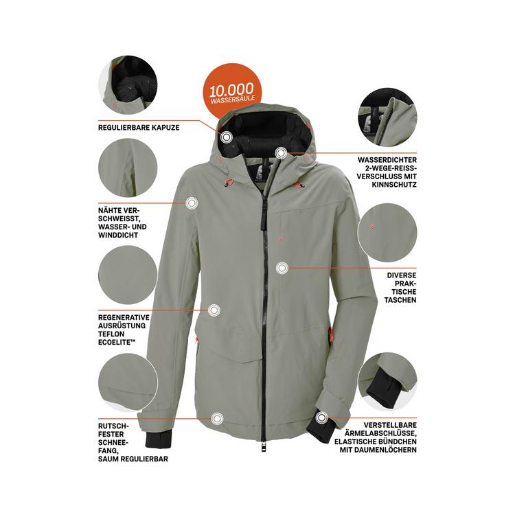 KILLTEC KILLTEC Funktionsjacke mit Kapuze Skijacke Herren - Gr&uuml;n2044 - 3 | SportScheck