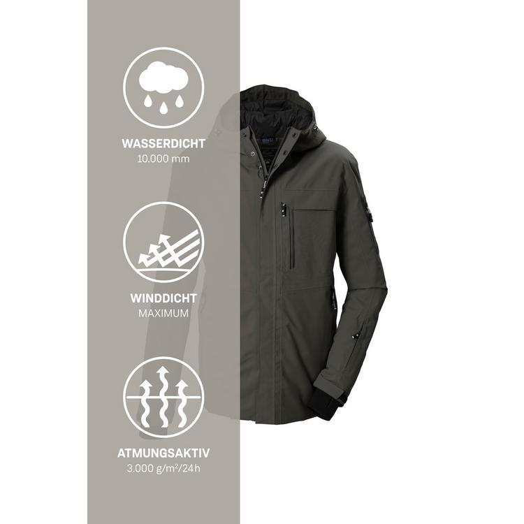 KILLTEC KILLTEC Funktionsjacke mit Kapuze Skijacke Herren - Gr&uuml;n2050 - 4 | SportScheck