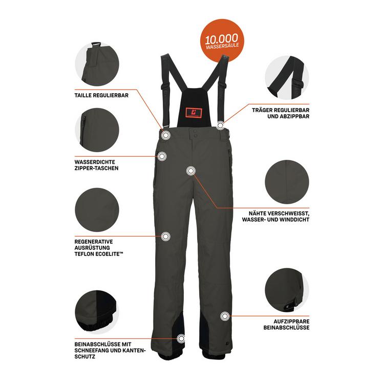 KILLTEC KILLTEC Funktionshose mit Tr&auml;gern Skihose Herren - Gr&uuml;n2050 - 3 | SportScheck