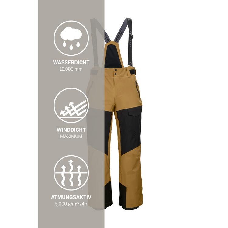 KILLTEC KILLTEC Funktionshose mit abnehmbaren Tr&auml;gern Skihose Herren - Gelb7015 - 4 | SportScheck