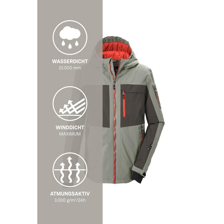 KILLTEC KILLTEC Funktionsjacke mit Kapuze Skijacke Herren - Gr&uuml;n2044 - 4 | SportScheck