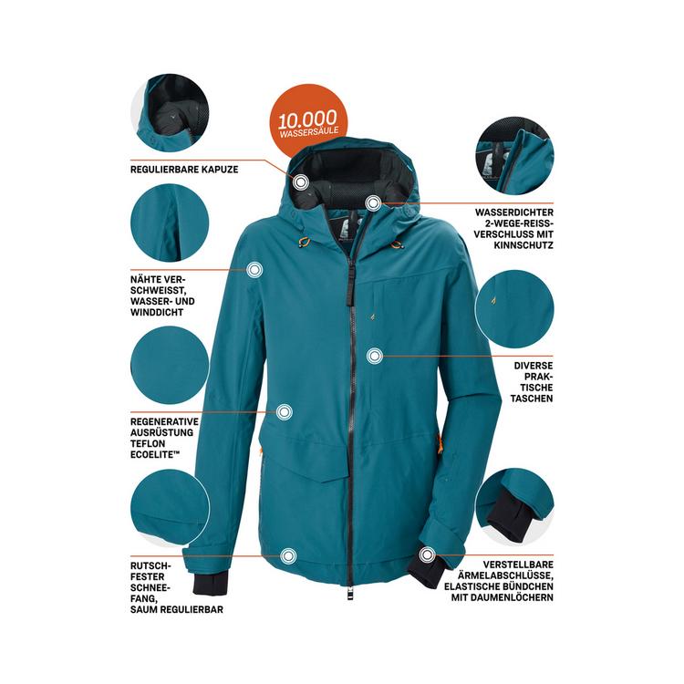 KILLTEC KILLTEC Funktionsjacke mit Kapuze Skijacke Herren - Gr&uuml;n2091 - 3 | SportScheck
