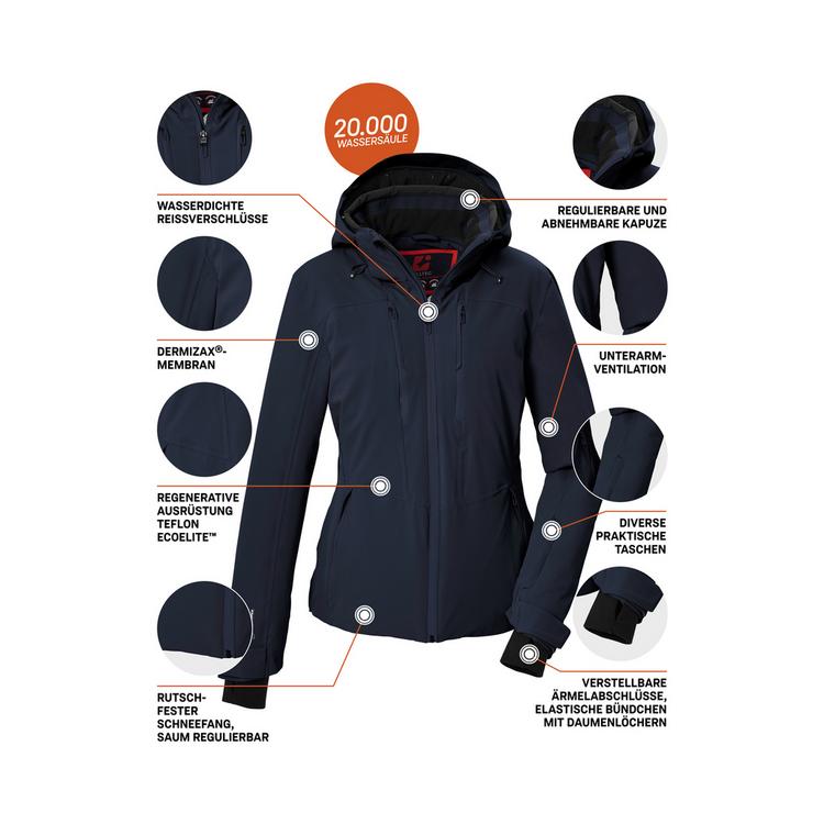 KILLTEC KILLTEC Skijacke Damen - Blau3044 - 3 | SportScheck