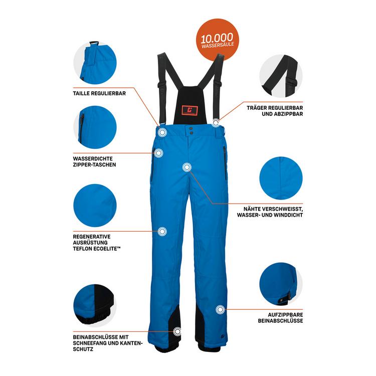 KILLTEC KILLTEC Funktionshose mit Tr&auml;gern Skihose Herren - Blau3036 - 3 | SportScheck