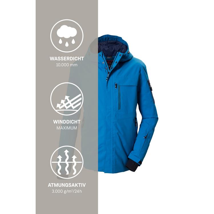 KILLTEC KILLTEC Funktionsjacke mit Kapuze Skijacke Herren - Blau3036 - 4 | SportScheck