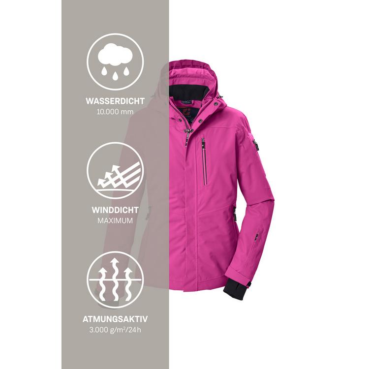 KILLTEC KILLTEC Funktionsjacke mit Kapuze Skijacke Damen - Pink4722 - 4 | SportScheck