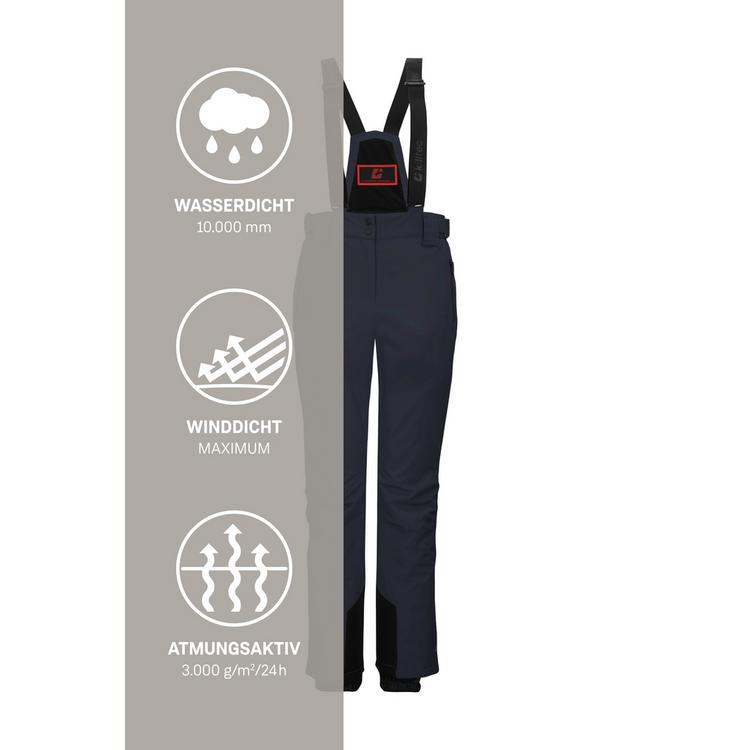 KILLTEC KILLTEC Funktionshose mit abnehmbaren Tr&auml;gern Skihose Damen - Blau3044 - 4 | SportScheck