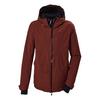 KILLTEC Funktionsjacke mit Kapuze Skijacke Herren - Kastanie