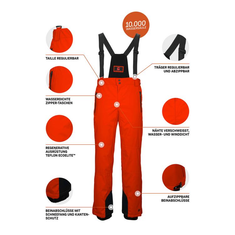 KILLTEC KILLTEC Funktionshose mit Tr&auml;gern Skihose Herren - Orange5020 - 3 | SportScheck