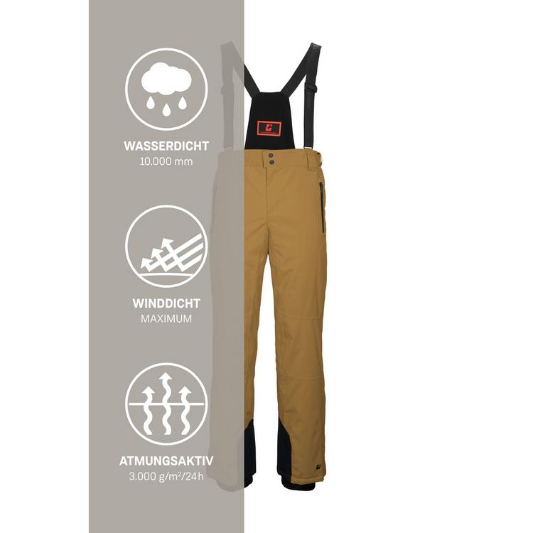 KILLTEC KILLTEC Funktionshose mit Tr&auml;gern Skihose Herren - Gelb7015 - 3 | SportScheck