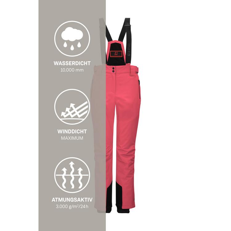 KILLTEC KILLTEC Funktionshose mit abnehmbaren Tr&auml;gern Skihose Damen - Orange5026 - 4 | SportScheck