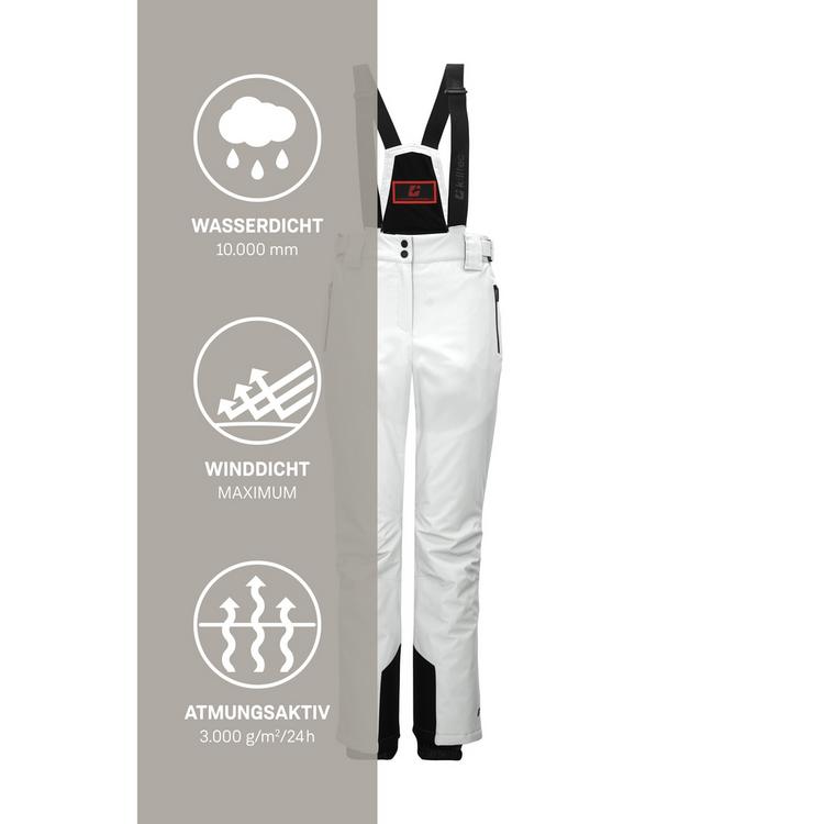 KILLTEC KILLTEC Funktionshose mit abnehmbaren Tr&auml;gern Skihose Damen - Wei&szlig;951 - 4 | SportScheck