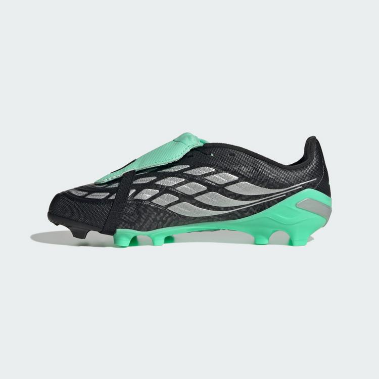 adidas adidas Predator League Kids Fu&szlig;ballschuh, Fu&szlig;ballschuhe Kinder - Core Black / Silver Metallic / Pulse Mint - 4 | SportScheck