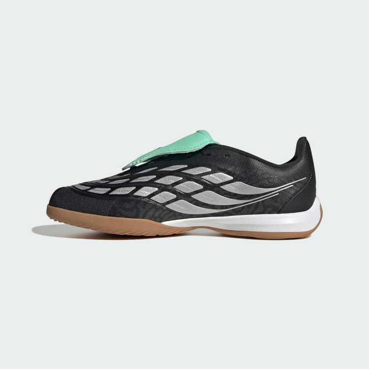 adidas adidas Predator League Kids Fu&szlig;ballschuh, Fu&szlig;ballschuhe Kinder - Core Black / Silver Metallic / Pulse Mint - 4 | SportScheck