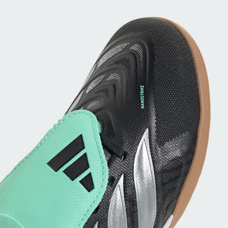 adidas adidas Predator League Kids Fu&szlig;ballschuh, Fu&szlig;ballschuhe Kinder - Core Black / Silver Metallic / Pulse Mint - 5 | SportScheck
