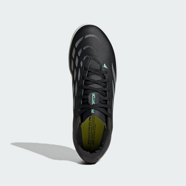 adidas adidas Predator Club Kids Fu&szlig;ballschuh, Fu&szlig;ballschuhe Kinder - Core Black / Silver Metallic / Pulse Mint - 0 | SportScheck