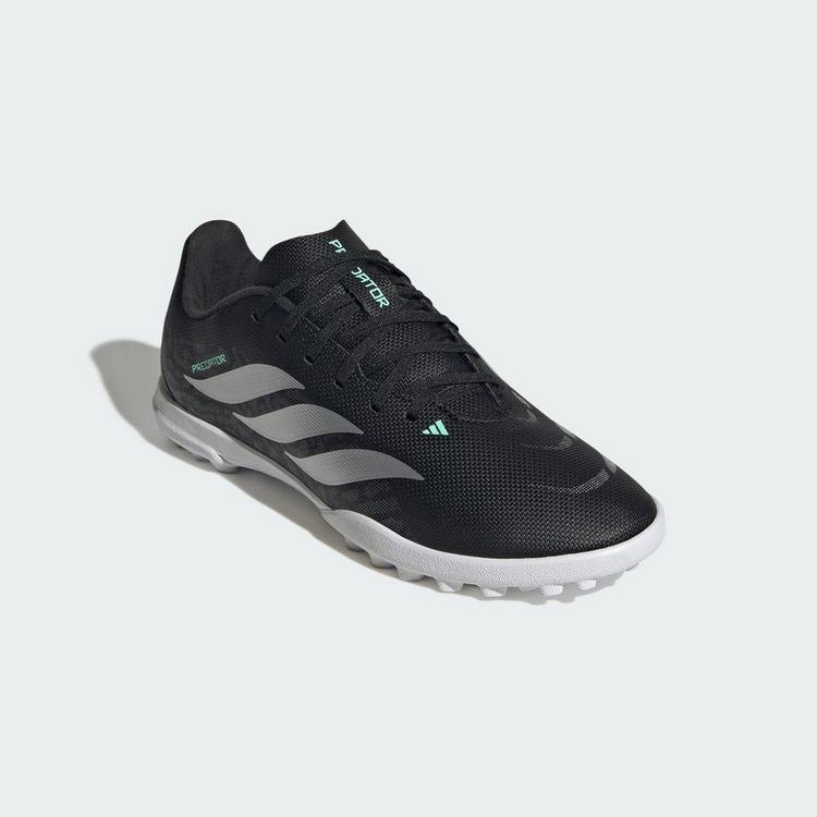 adidas adidas Predator Club Kids Fu&szlig;ballschuh, Fu&szlig;ballschuhe Kinder - Core Black / Silver Metallic / Pulse Mint - 2 | SportScheck