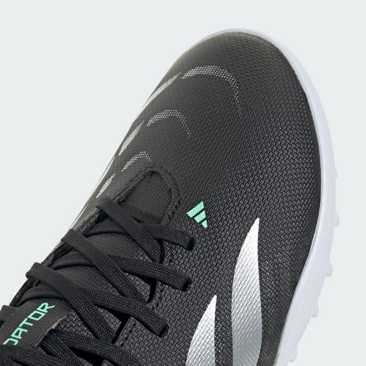 adidas adidas Predator Club Kids Fu&szlig;ballschuh, Fu&szlig;ballschuhe Kinder - Core Black / Silver Metallic / Pulse Mint - 5 | SportScheck