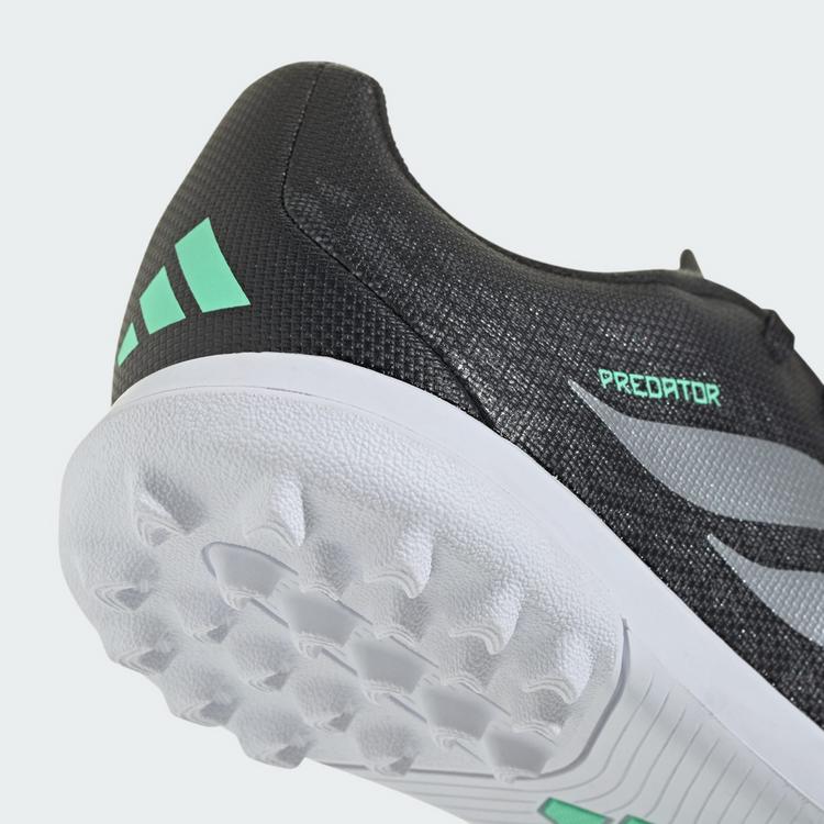 adidas adidas Predator Club Kids Fu&szlig;ballschuh, Fu&szlig;ballschuhe Kinder - Core Black / Silver Metallic / Pulse Mint - 6 | SportScheck