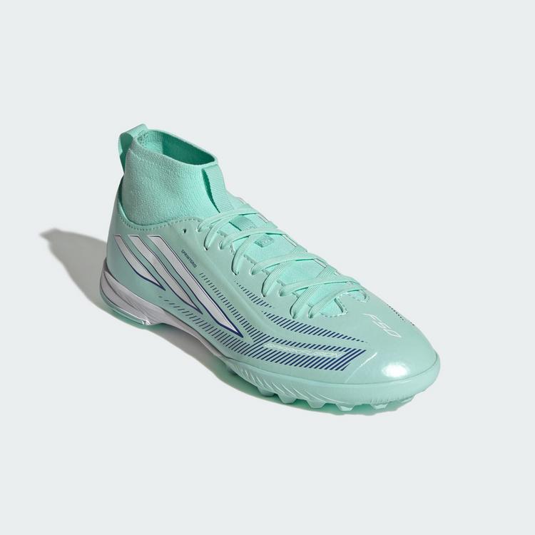 adidas adidas F50 Sparkfusion League Kids Fu&szlig;ballschuhe Kinder - Clear Mint / Cloud White / Solar Purple - 2 | SportScheck