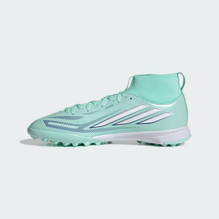 adidas adidas F50 Sparkfusion League Kids Fu&szlig;ballschuhe Kinder - Clear Mint / Cloud White / Solar Purple - 4 | SportScheck