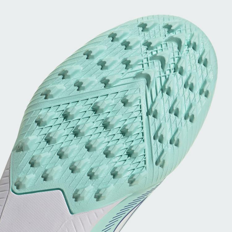 adidas adidas F50 Sparkfusion League Kids Fu&szlig;ballschuhe Kinder - Clear Mint / Cloud White / Solar Purple - 6 | SportScheck