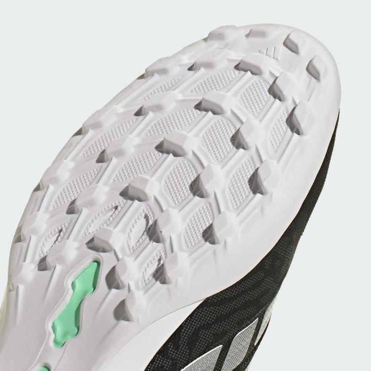 adidas adidas Predator League Fu&szlig;ballschuh, Fu&szlig;ballschuhe - Core Black / Silver Metallic / Pulse Mint - 6 | SportScheck