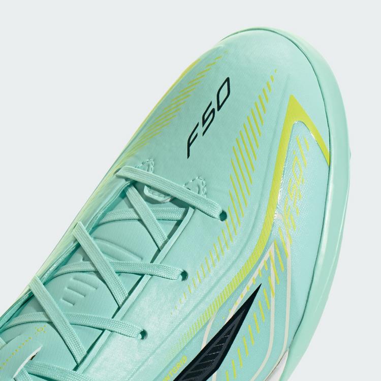 adidas adidas F50 HYPERFAST LEAGUE Fu&szlig;ballschuh, Fu&szlig;ballschuhe - Pulse Mint / Night Navy / Solar Lemon - 5 | SportScheck