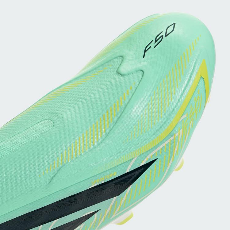 adidas adidas F50 Hyperfast League Fu&szlig;ballschuh, Fu&szlig;ballschuhe - Pulse Mint / Night Navy / Solar Lemon - 5 | SportScheck