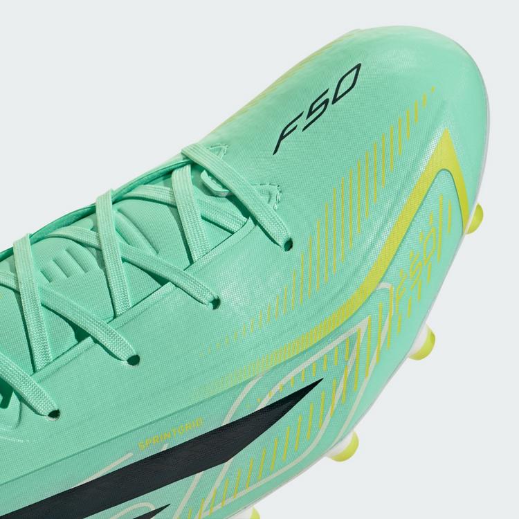 adidas adidas F50 Hyperfast League Fu&szlig;ballschuh, Fu&szlig;ballschuhe - Pulse Mint / Night Navy / Solar Lemon - 6 | SportScheck