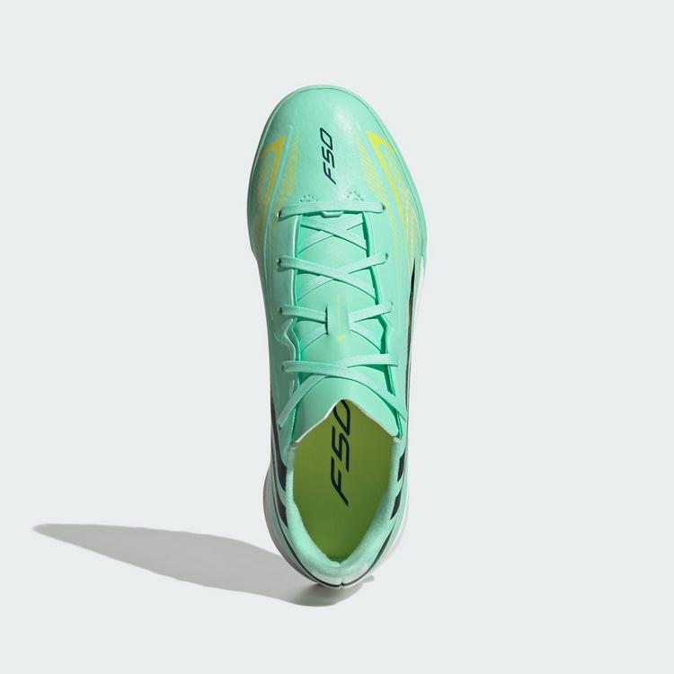 adidas adidas F50 HYPERFAST LEAGUE Kids Fu&szlig;ballschuh, Fu&szlig;ballschuhe Kinder - Pulse Mint / Night Navy / Solar Lemon - 0 | SportScheck