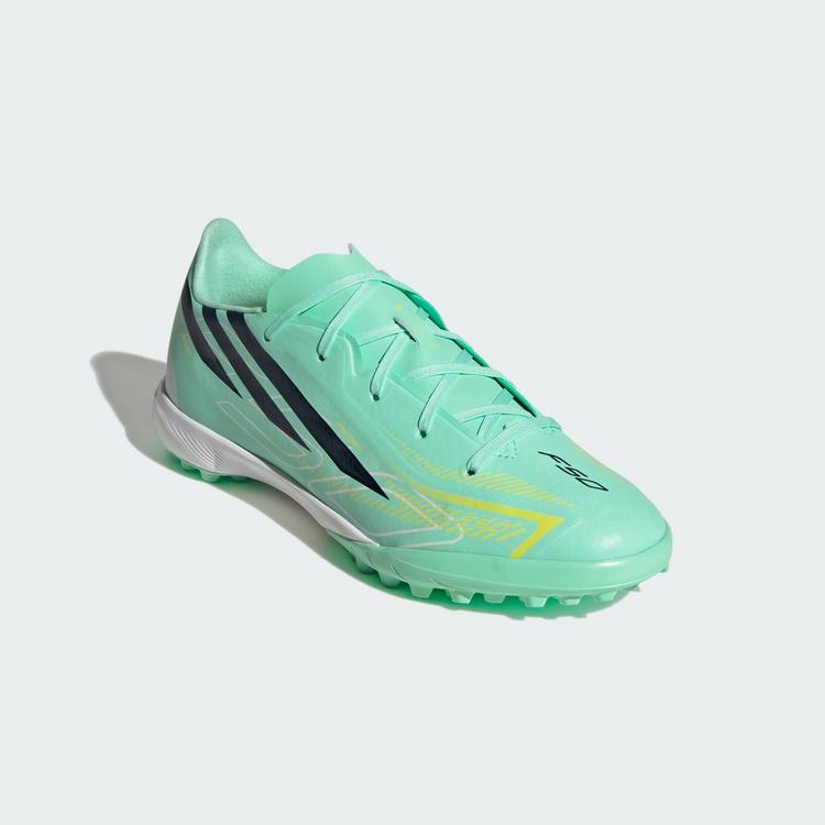 adidas adidas F50 HYPERFAST LEAGUE Kids Fu&szlig;ballschuh, Fu&szlig;ballschuhe Kinder - Pulse Mint / Night Navy / Solar Lemon - 2 | SportScheck