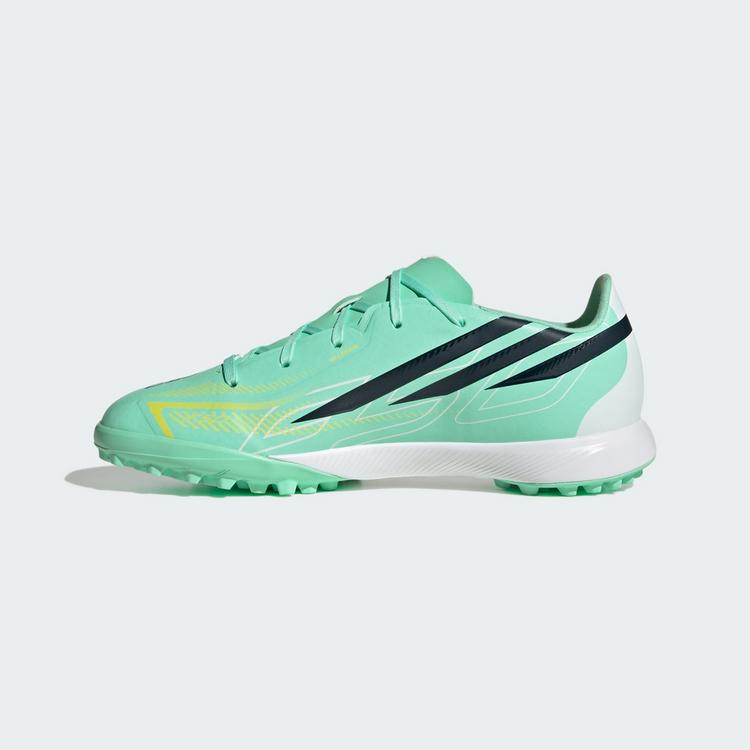 adidas adidas F50 HYPERFAST LEAGUE Kids Fu&szlig;ballschuh, Fu&szlig;ballschuhe Kinder - Pulse Mint / Night Navy / Solar Lemon - 4 | SportScheck