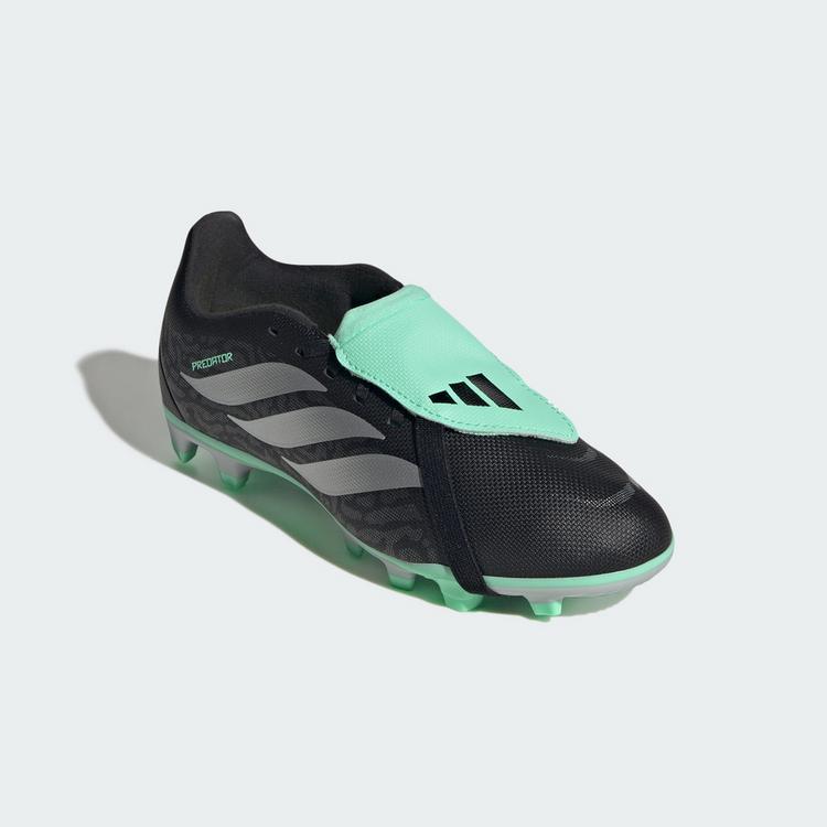 adidas adidas PREDATOR CLUB Kids Fu&szlig;ballschuh, feste Fu&szlig;ballschuhe Kinder - Core Black / Silver Metallic / Pulse Mint - 2 | SportScheck