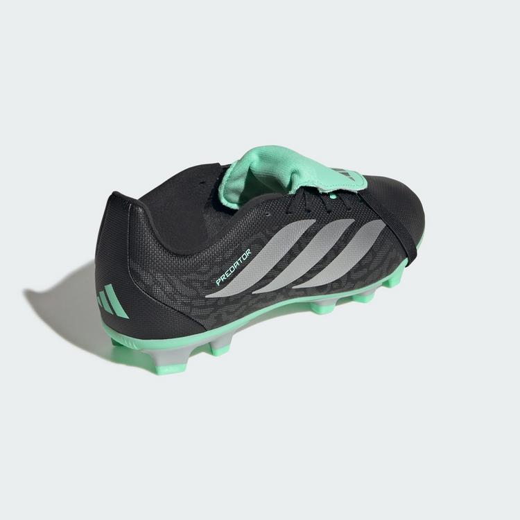 adidas adidas PREDATOR CLUB Kids Fu&szlig;ballschuh, feste Fu&szlig;ballschuhe Kinder - Core Black / Silver Metallic / Pulse Mint - 3 | SportScheck