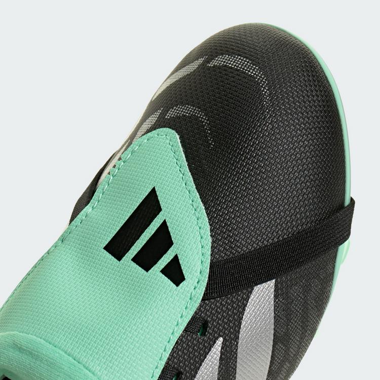 adidas adidas PREDATOR CLUB Kids Fu&szlig;ballschuh, feste Fu&szlig;ballschuhe Kinder - Core Black / Silver Metallic / Pulse Mint - 5 | SportScheck