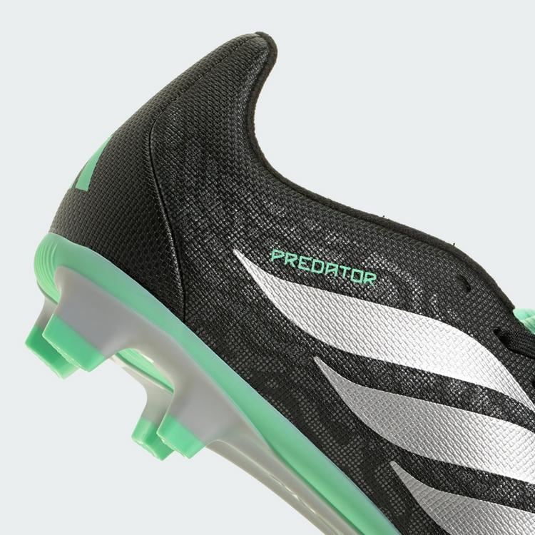 adidas adidas PREDATOR CLUB Kids Fu&szlig;ballschuh, feste Fu&szlig;ballschuhe Kinder - Core Black / Silver Metallic / Pulse Mint - 6 | SportScheck