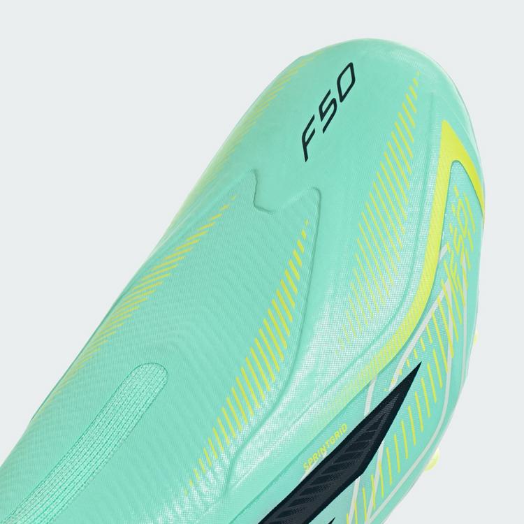 adidas adidas F50 HYPERFAST LEAGUE Fu&szlig;ballschuh, Fu&szlig;ballschuhe - Pulse Mint / Night Navy / Solar Lemon - 6 | SportScheck