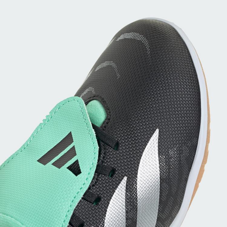 adidas adidas PREDATOR CLUB Sala Kids Fu&szlig;ballschuhe Kinder - Core Black / Silver Metallic / Pulse Mint - 5 | SportScheck