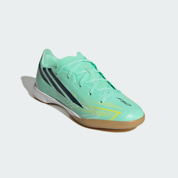 adidas adidas F50 Hyperfast League Kids Fu&szlig;ballschuh, Fu&szlig;ballschuhe Kinder - Pulse Mint / Night Navy / Solar Lemon - 2 | SportScheck
