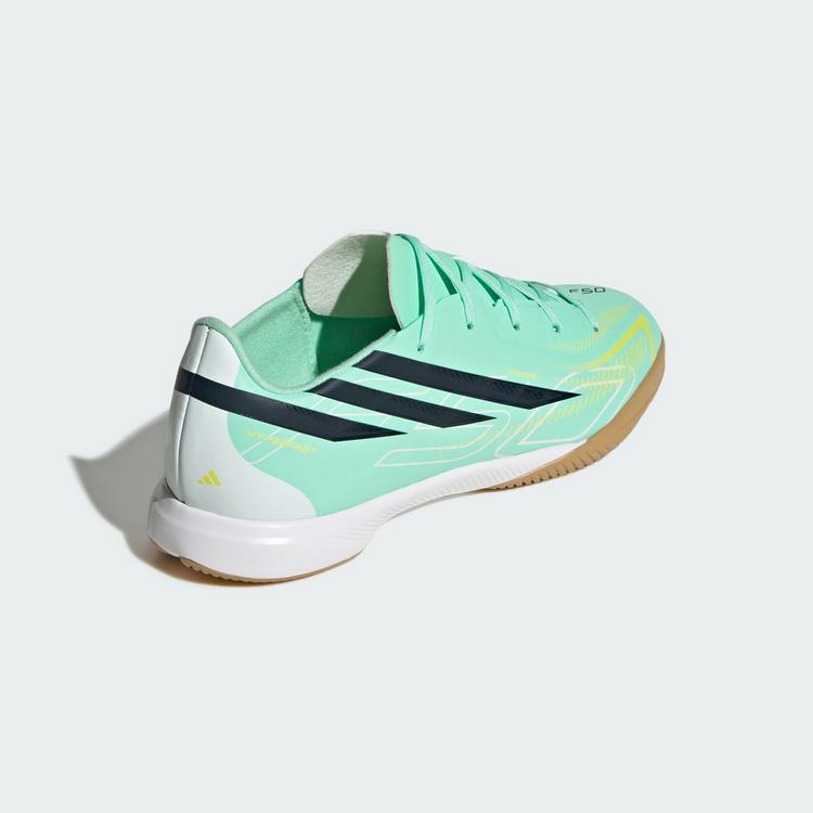 adidas adidas F50 Hyperfast League Kids Fu&szlig;ballschuh, Fu&szlig;ballschuhe Kinder - Pulse Mint / Night Navy / Solar Lemon - 3 | SportScheck