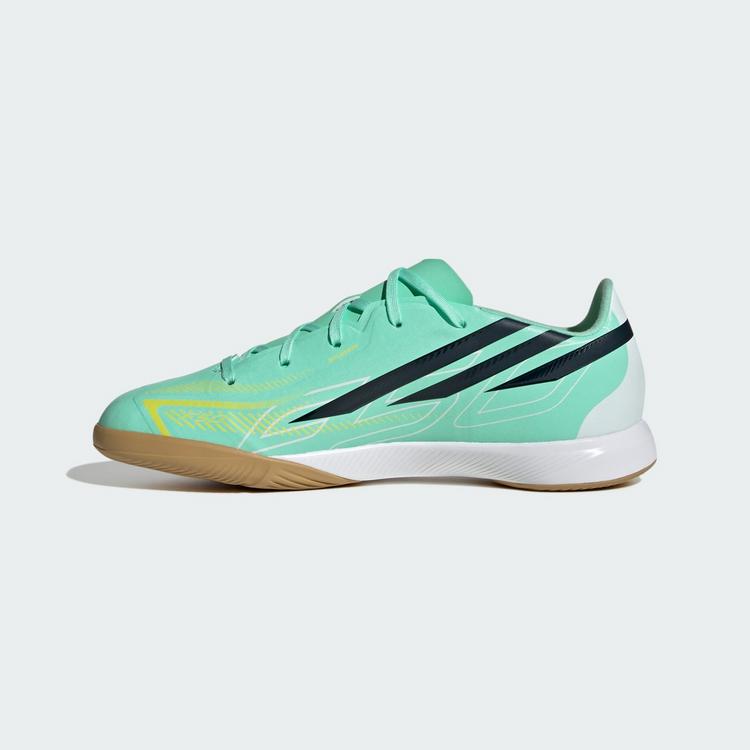 adidas adidas F50 Hyperfast League Kids Fu&szlig;ballschuh, Fu&szlig;ballschuhe Kinder - Pulse Mint / Night Navy / Solar Lemon - 4 | SportScheck