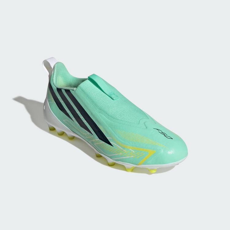 adidas adidas F50 HYPERFAST LEAGUE Kids Fu&szlig;ballschuh, Fu&szlig;ballschuhe Kinder - Pulse Mint / Night Navy / Solar Lemon - 2 | SportScheck