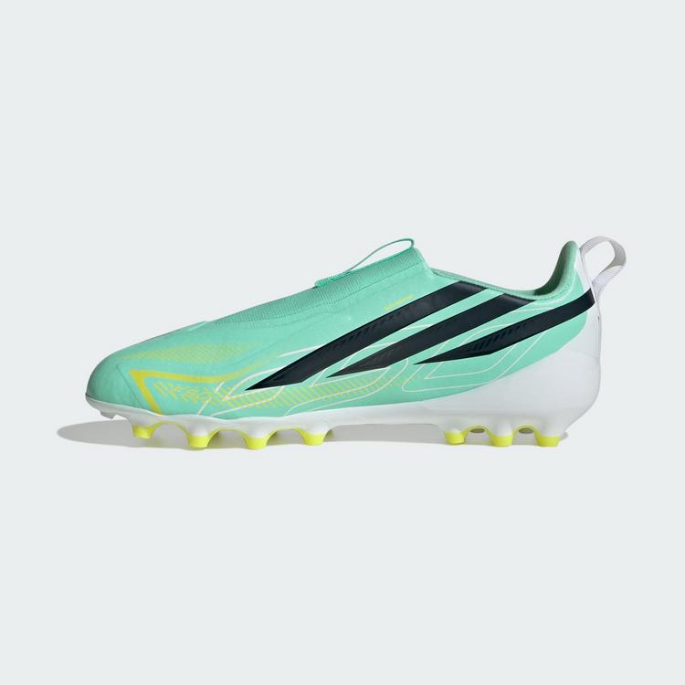 adidas adidas F50 HYPERFAST LEAGUE Kids Fu&szlig;ballschuh, Fu&szlig;ballschuhe Kinder - Pulse Mint / Night Navy / Solar Lemon - 4 | SportScheck