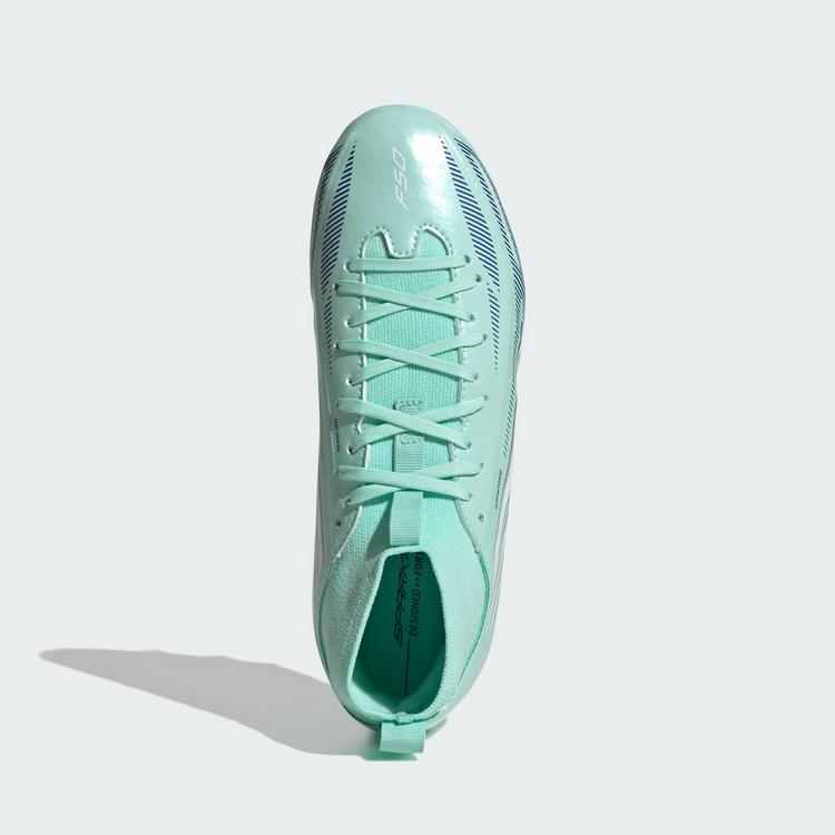 adidas adidas F50 SPARKFUSION LEAGUE Kids Fu&szlig;ballschuhe Kinder - Clear Mint / Cloud White / Solar Purple - 0 | SportScheck