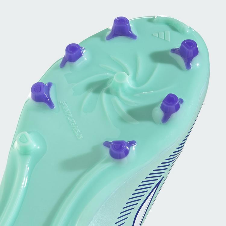 adidas adidas F50 SPARKFUSION LEAGUE Kids Fu&szlig;ballschuhe Kinder - Clear Mint / Cloud White / Solar Purple - 5 | SportScheck