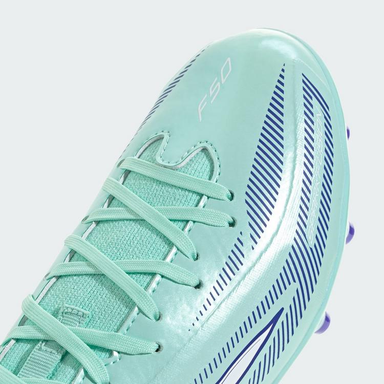 adidas adidas F50 SPARKFUSION LEAGUE Kids Fu&szlig;ballschuhe Kinder - Clear Mint / Cloud White / Solar Purple - 6 | SportScheck