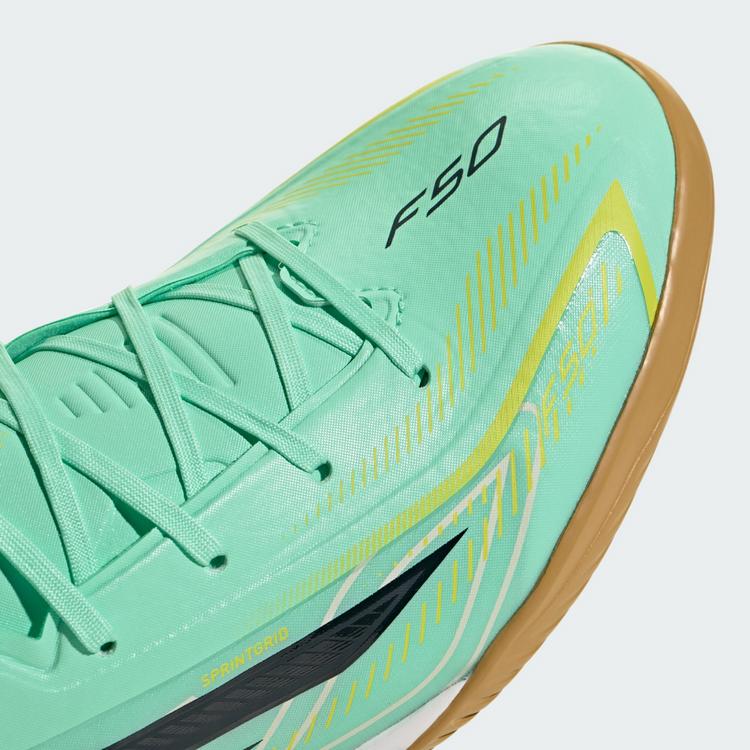 adidas adidas F50 Hyperfast League Fu&szlig;ballschuh, Fu&szlig;ballschuhe - Pulse Mint / Night Navy / Solar Lemon - 5 | SportScheck